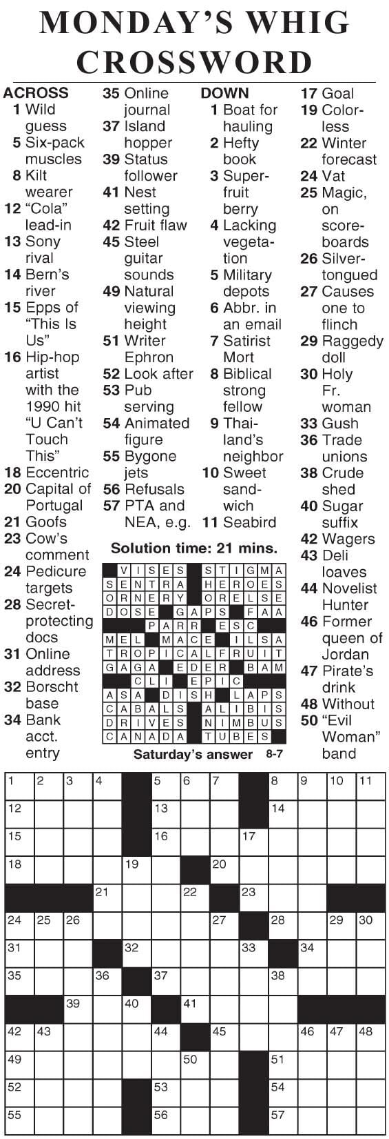 Sheffer crossword deals puzzle