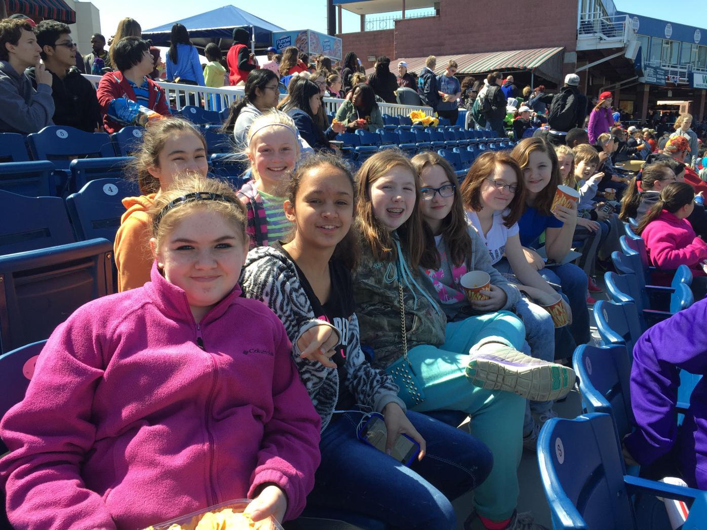 Cherry Hill Middle students rewarded with Blue Rocks game Local News