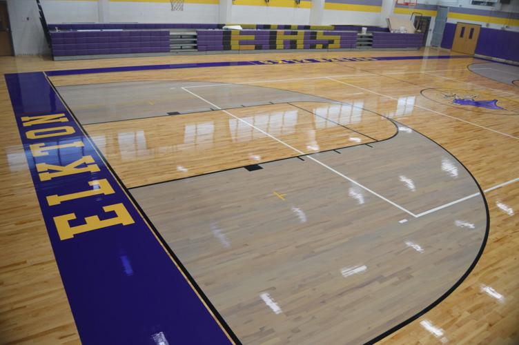 Ceremony dedicates Elkton High School's gym floor renovation News