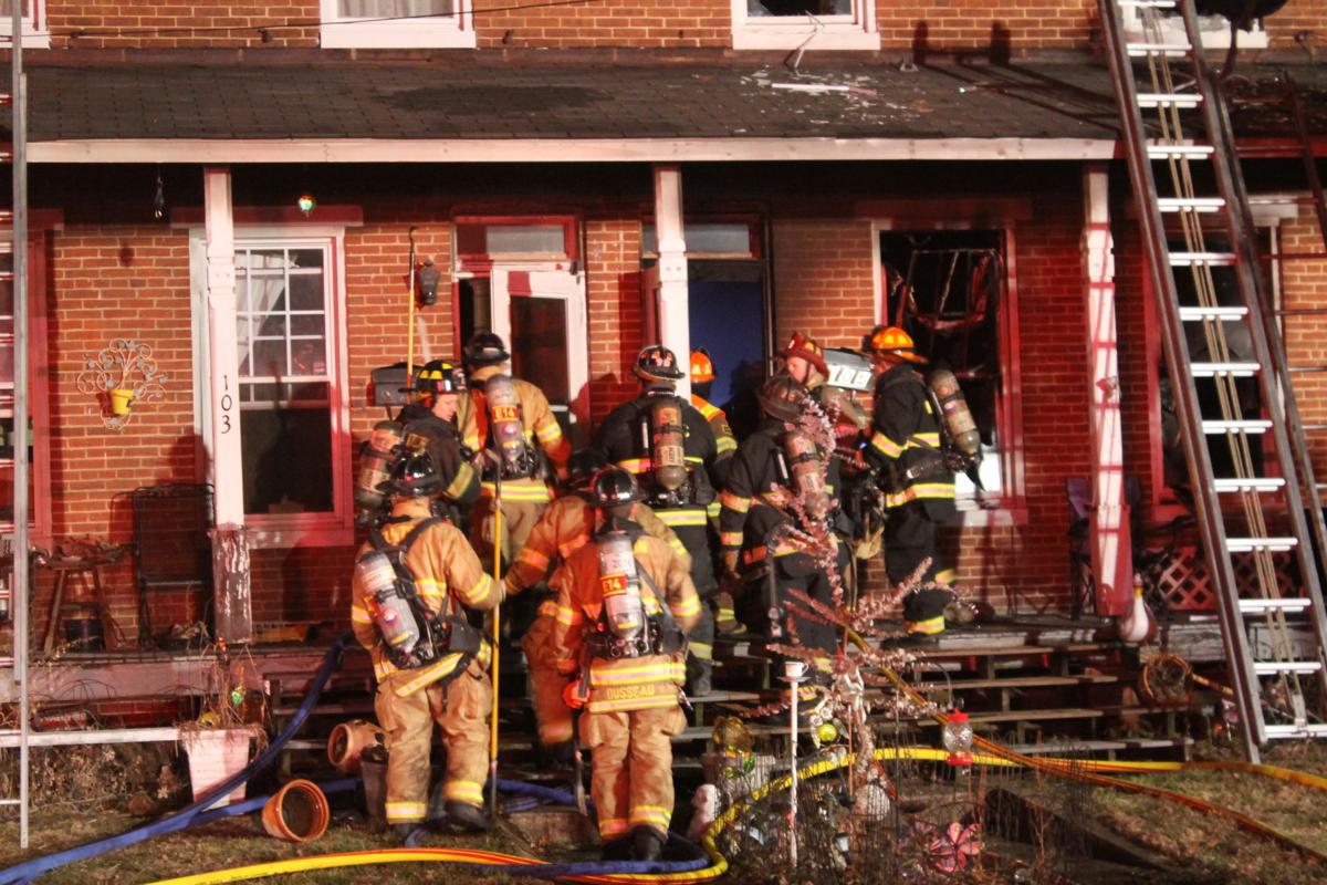 House gutted.