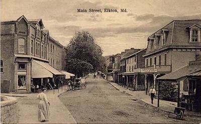 Main Street in Elkton c. 1890
