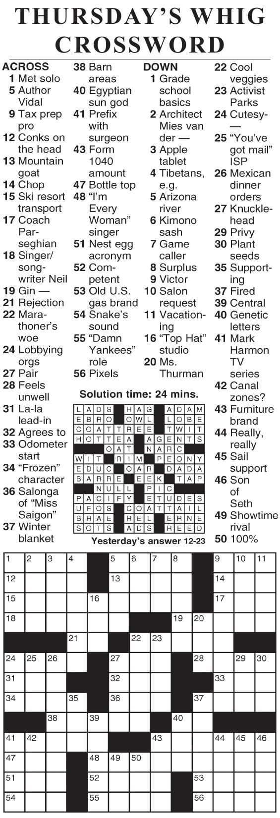 1223 crossword | Crosswords 