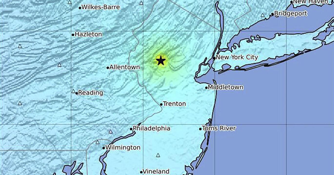 New Jersey earthquake felt in the area - Vimarsana News