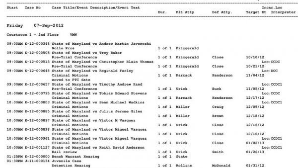 Court docket for Friday Sept 7 Photo Galleries cecildaily com Court docket for Friday Sept 7 Photo Galleries cecildaily com