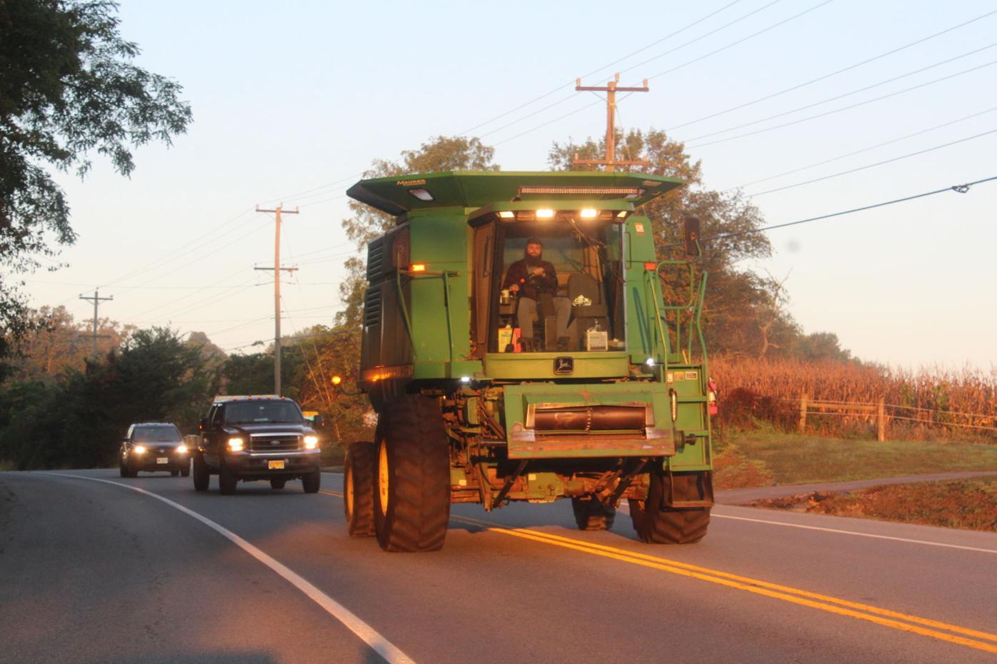 Harvest season is here. Share the road with the farmers Agriculture