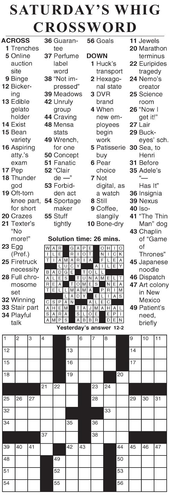 1202 crossword | Crosswords | cecildaily.com