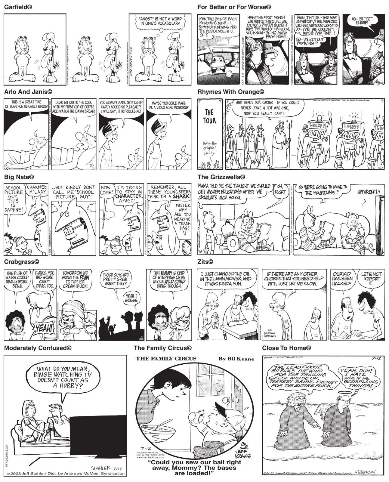 Arlo And Janis Porn - 0712 comics | Comics | cecildaily.com