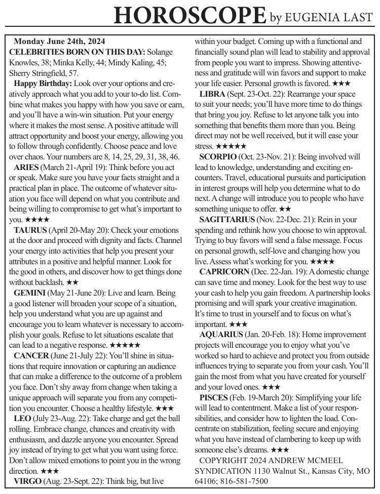 0624 horoscope Horoscopes