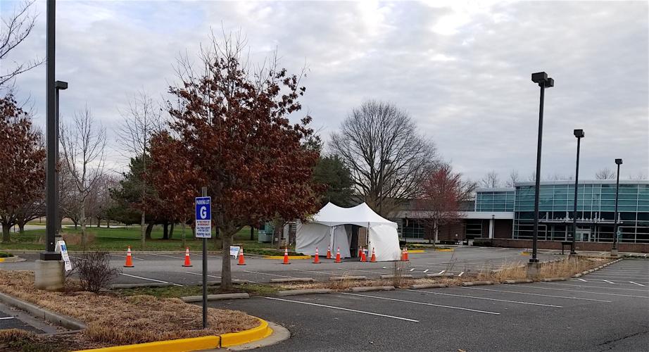 Drive-thru virus testing site set up at Chesapeake College | APG COVID ...