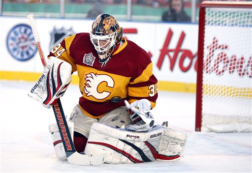 Kiprusoff makes 38 saves as Flames top Wild 2-1 – Twin Cities
