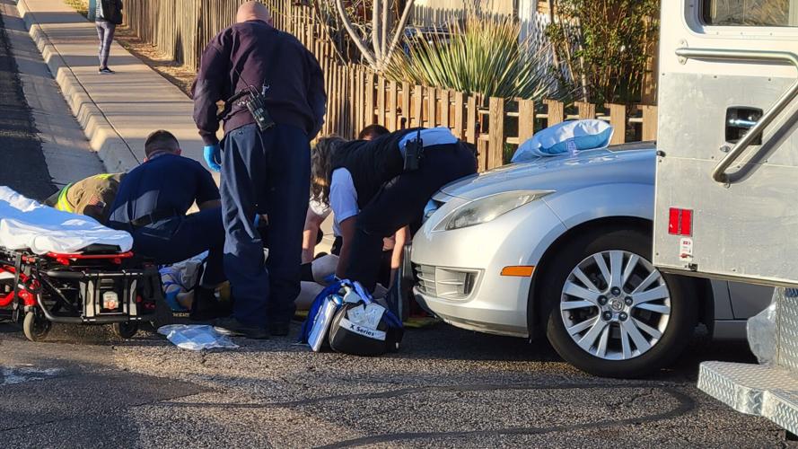 Elderly woman transported to hospital after being hit by car in St ...