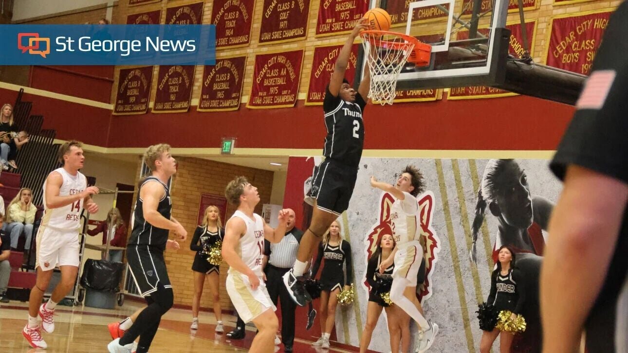 Region 9 boys basketball: Desert Hills pulls away to defeat Cedar in final minute
