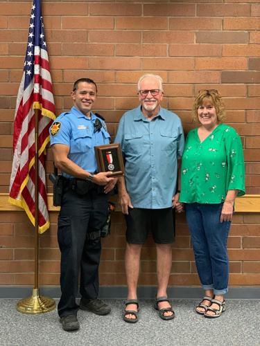 St George Police officer honored for performing life saving CPR on