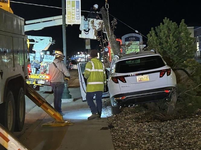 Driver taken to hospital after car smashes into utility pole on Cedar ...