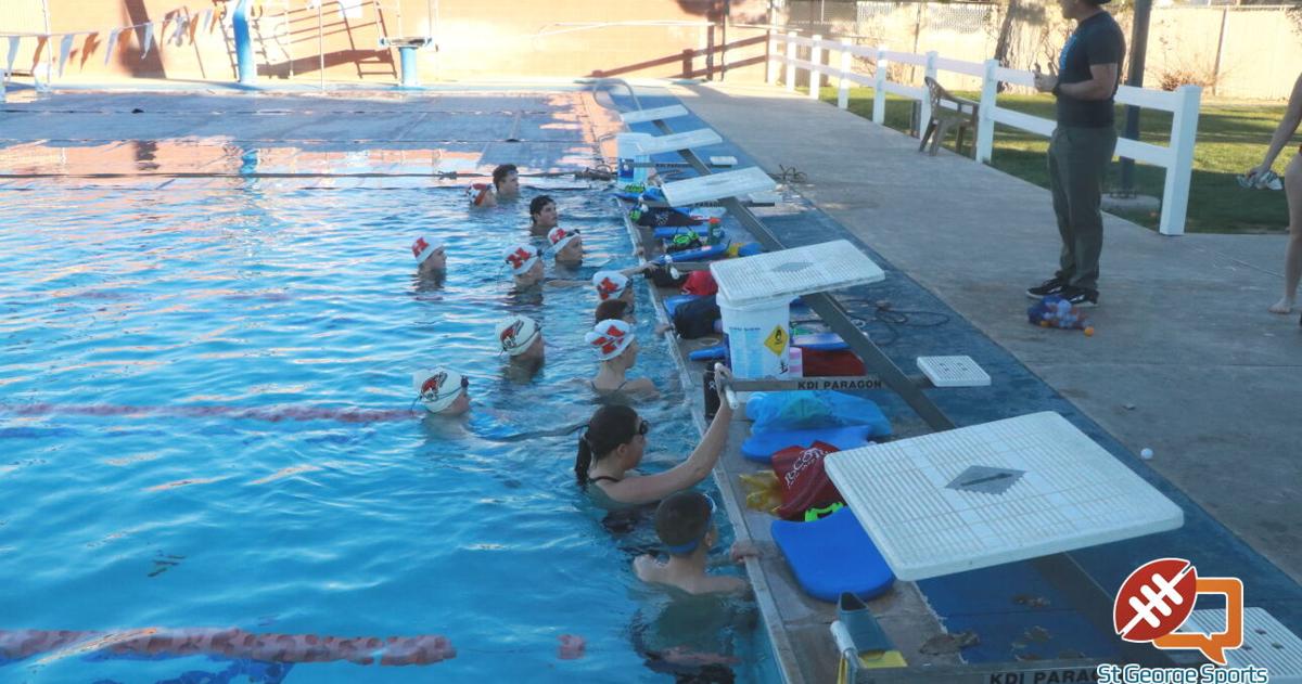 Tigers go ‘Brrrr!’ Hurricane High swim team practices outdoors to get ...