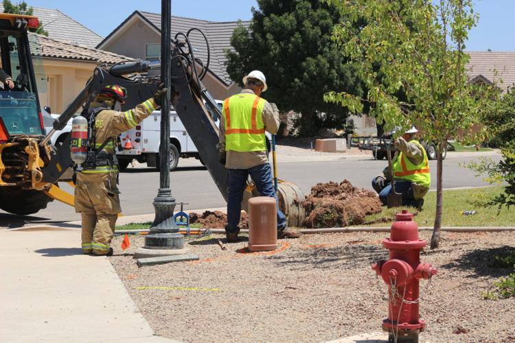 Officials evacuate 3 homes due to gas leak | Local News | cedarcityutah.com