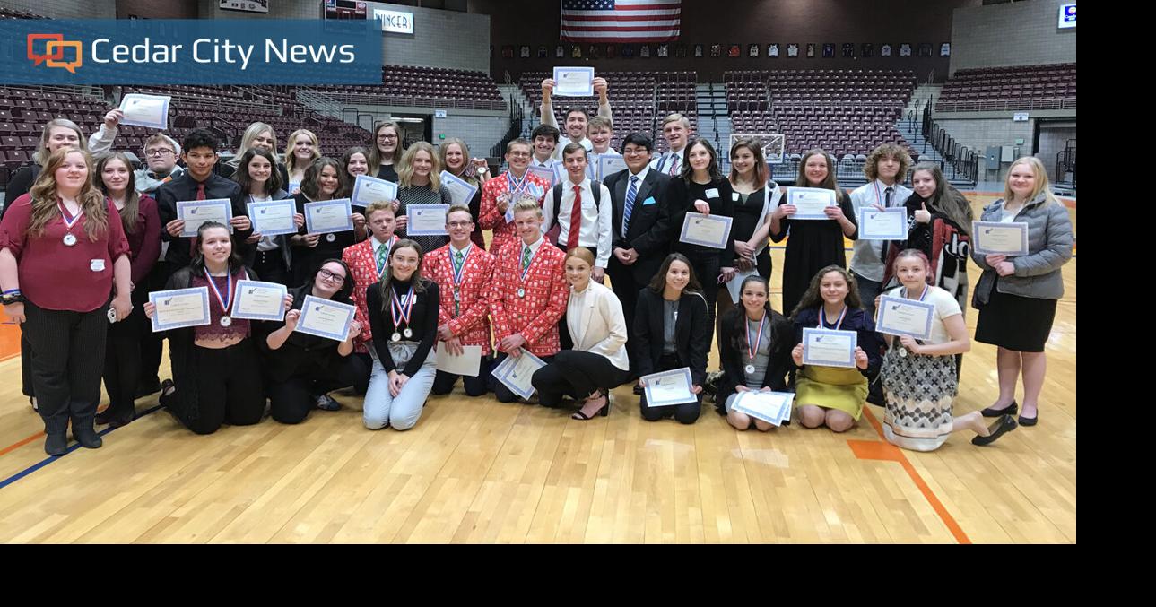 Cedar High students take 1st place in regional FBLA, DECA events