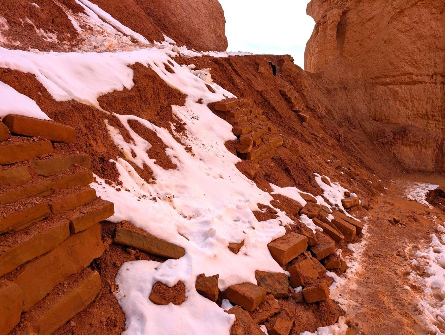 Mudslides, rockfall close trails in Bryce Canyon National Park