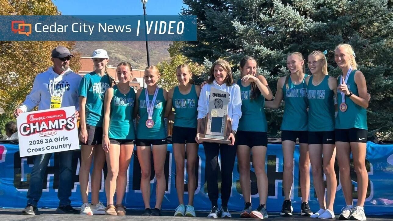 Canyon View High School girls cross-country team wins 3A state championship