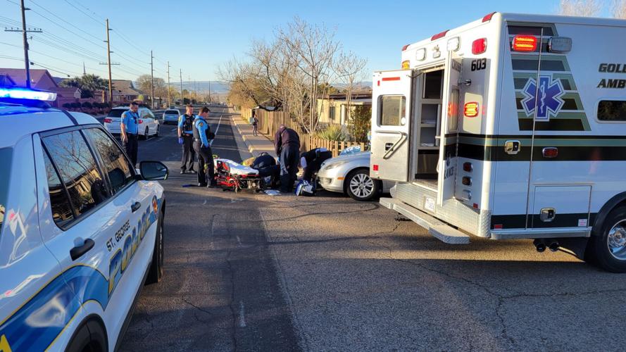 Elderly woman transported to hospital after being hit by car in St ...