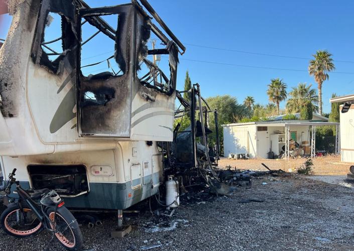 Travel trailer fire leaves 1 dead in early morning Littlefield incident ...