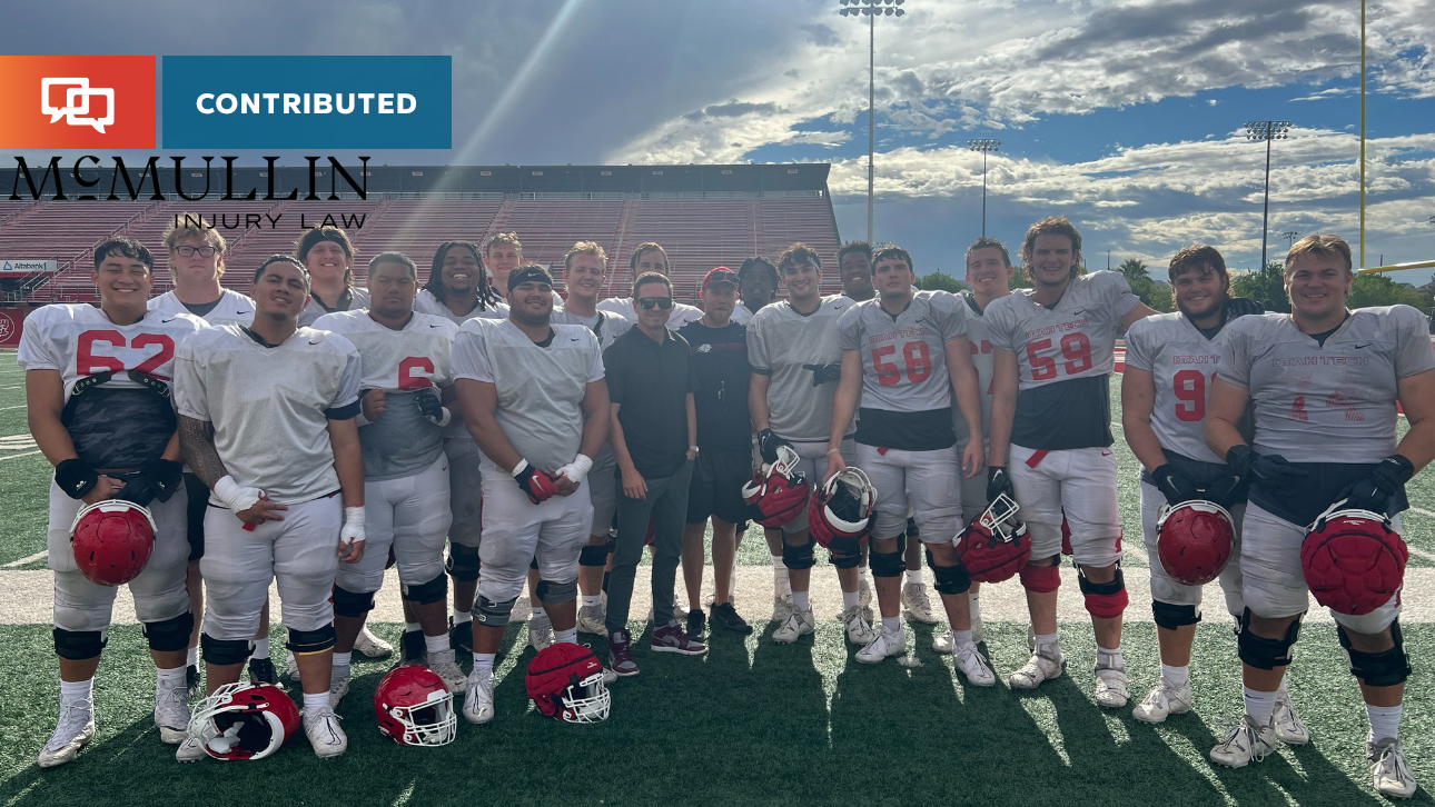 Beyond the game: How attorney Anthony McMullin's mentorship shapes the next generation at Utah Tech