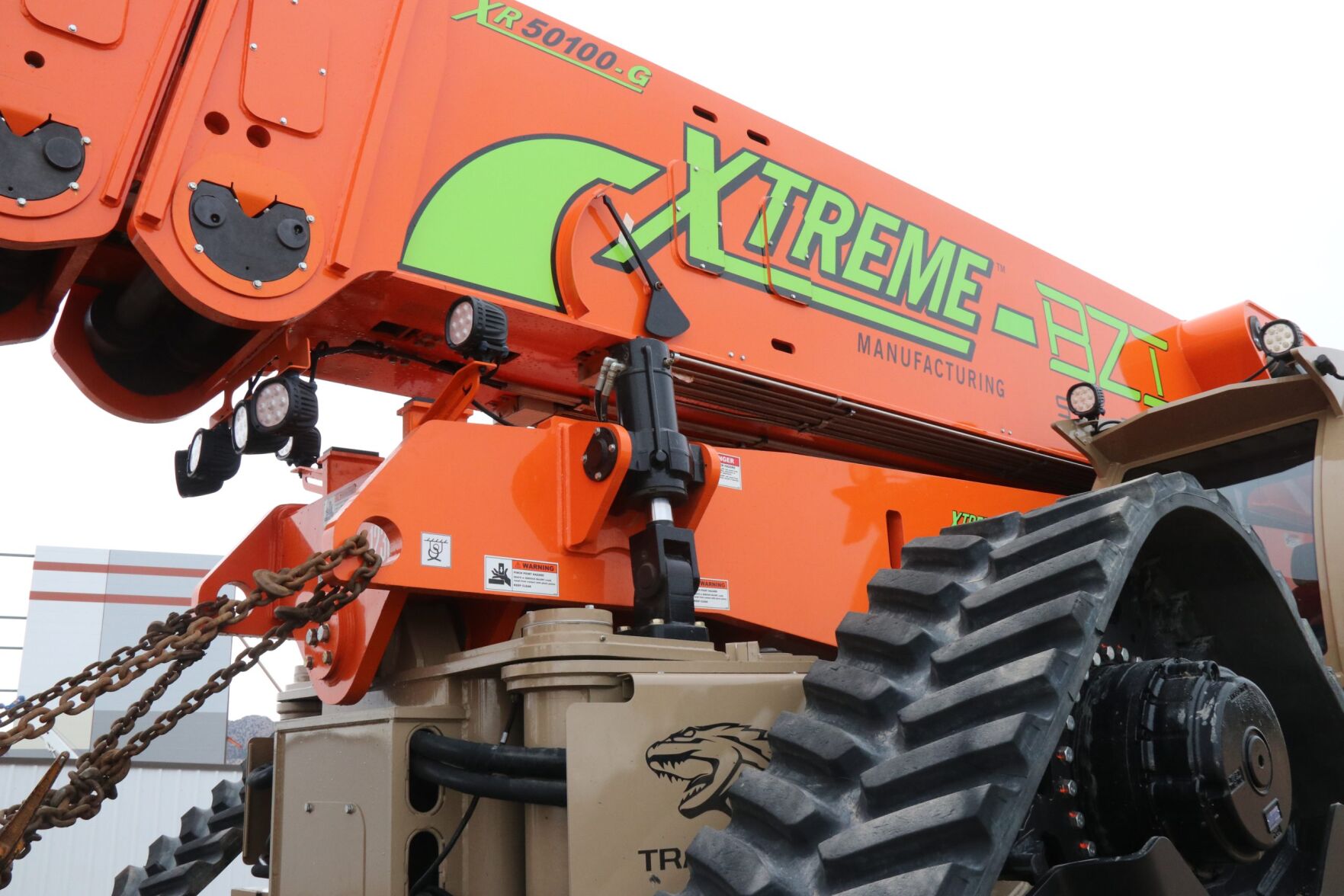 Massive forklift 'Trackzilla' leads Iron County's 1st Construction
