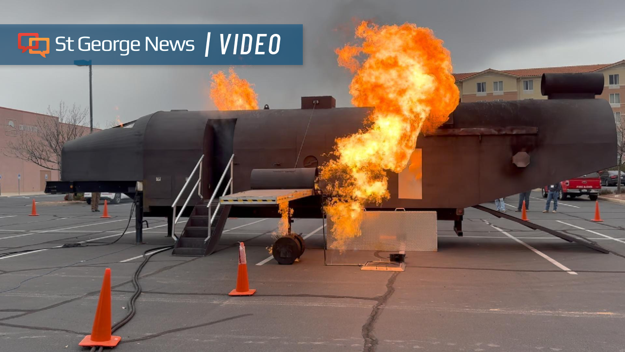 Mock aircraft makes debut in St. George as firefighters from across the country join annual training