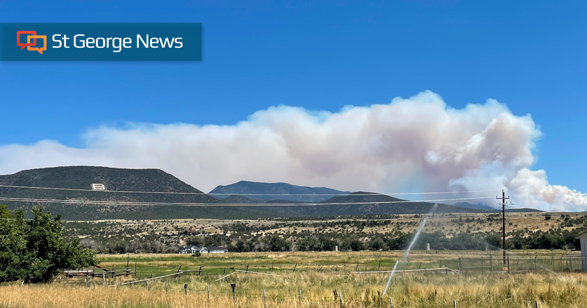 Wildfire burning southeast of Beaver increases to 1,100 acres | Local ...