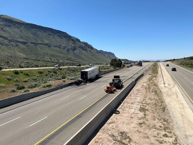UPDATED: Traffic alert: Semi fire closes northbound lanes of I-15 south ...