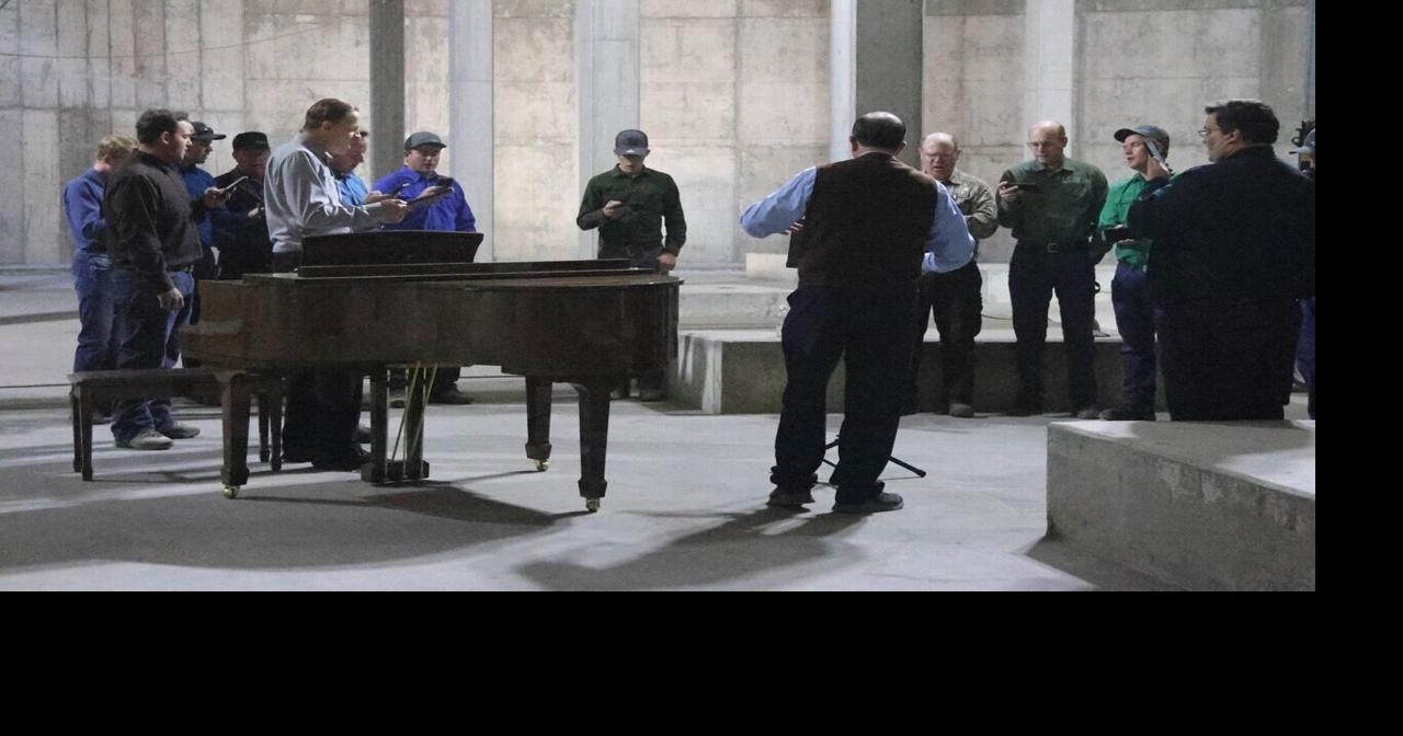 Music fills new 4M gallon water tank west of Cedar City as officials celebrate $6 million project