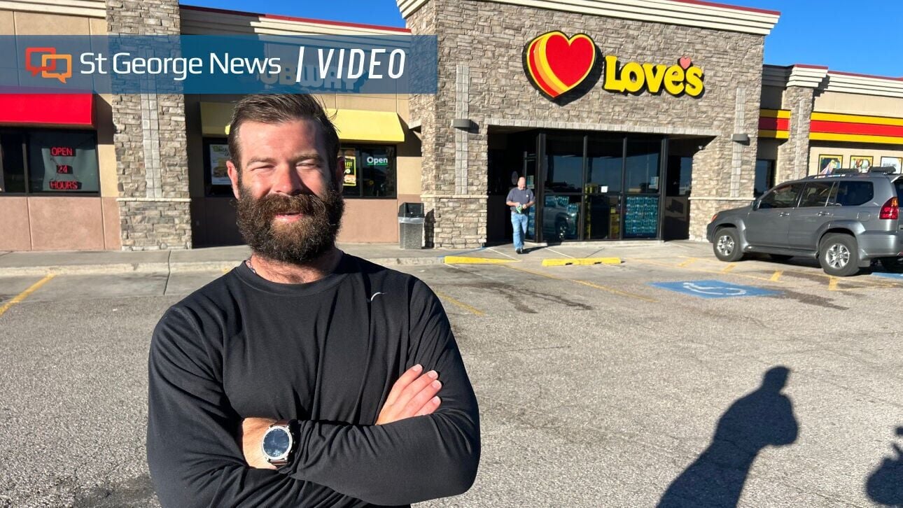 Texas man walks across Southern Utah during 2,500-mile trek for suicide prevention