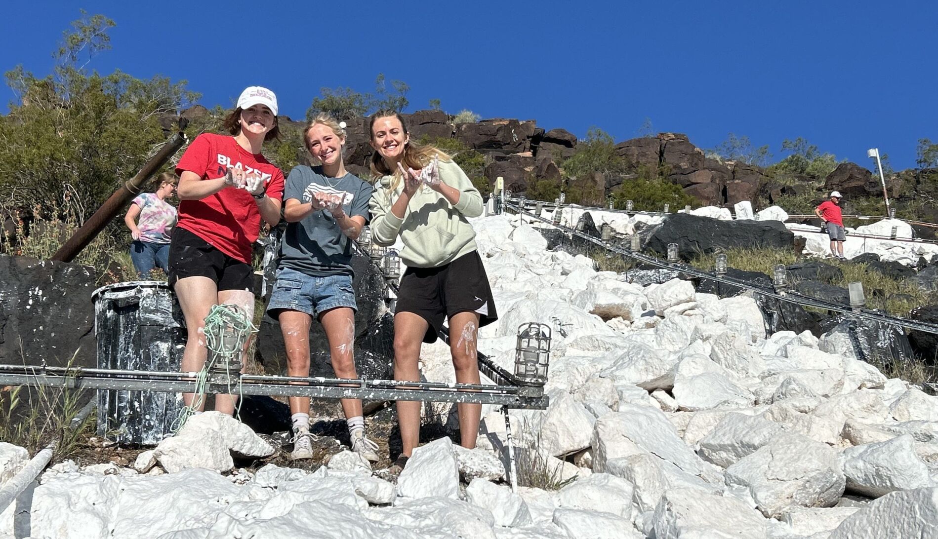 A time-honored tradition, painting the ‘D’ spans, brings together Utah ...