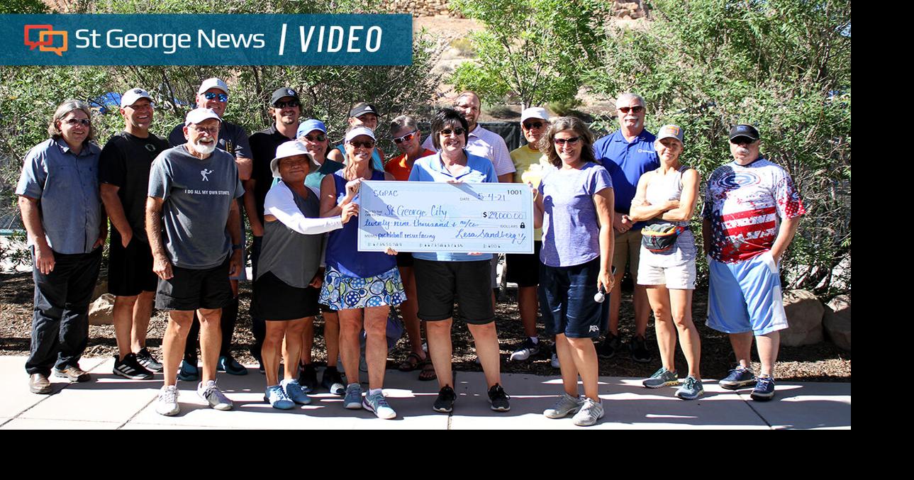 Pickleball community rallies for the resurfacing of courts at Little