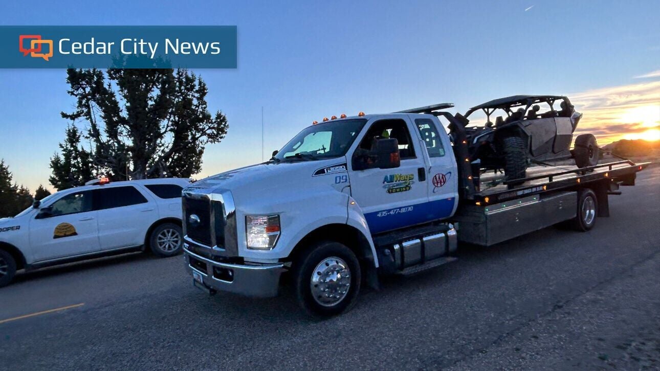 Man flown to hospital following crash in Three Peaks area of Iron County