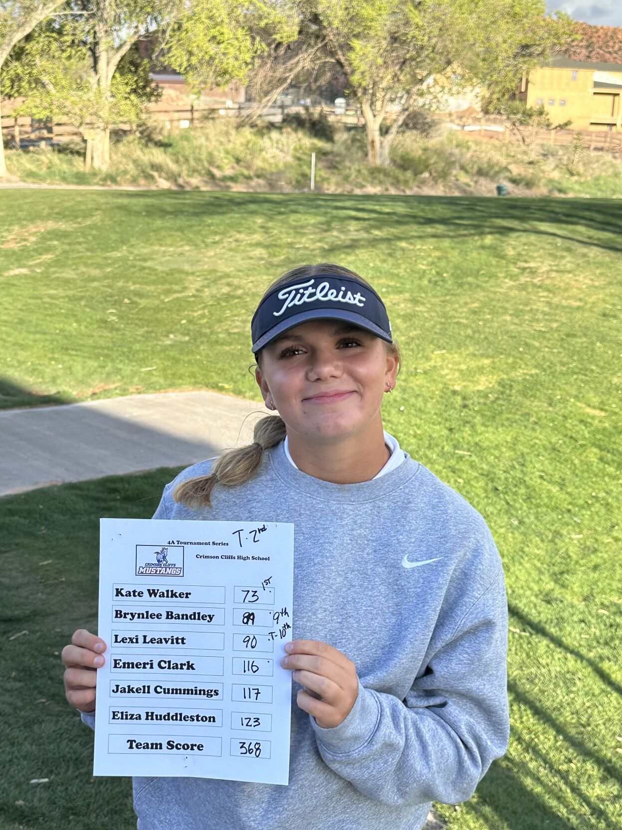 Region 9 girls golf: Cedar Reds cruise to 38-stroke win on home course ...