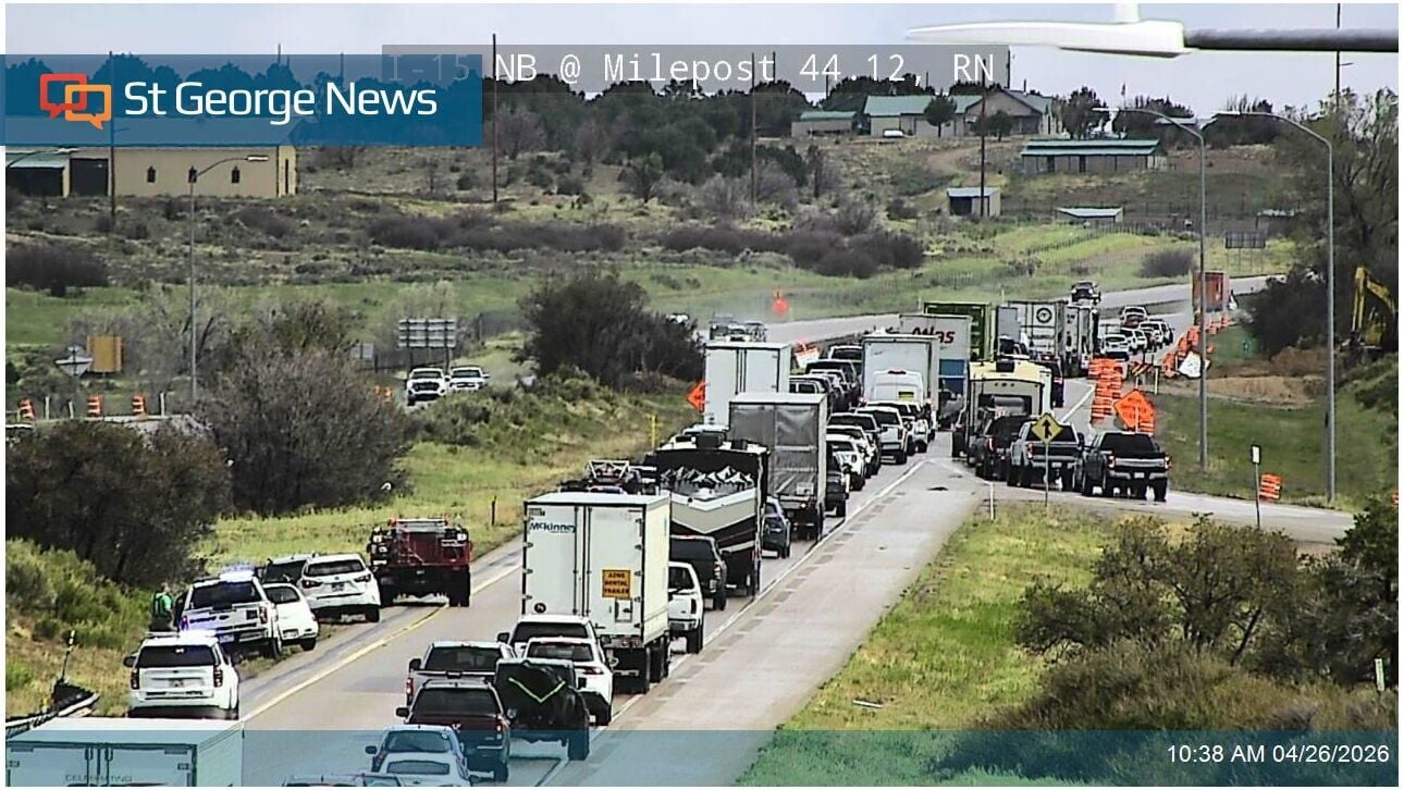 Multiple cars crash in I-15 construction zone near Kanarraville