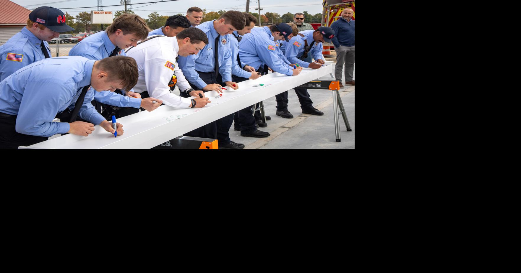 City of Moberly celebrates progress on new Fire Station #2 with Topping ...