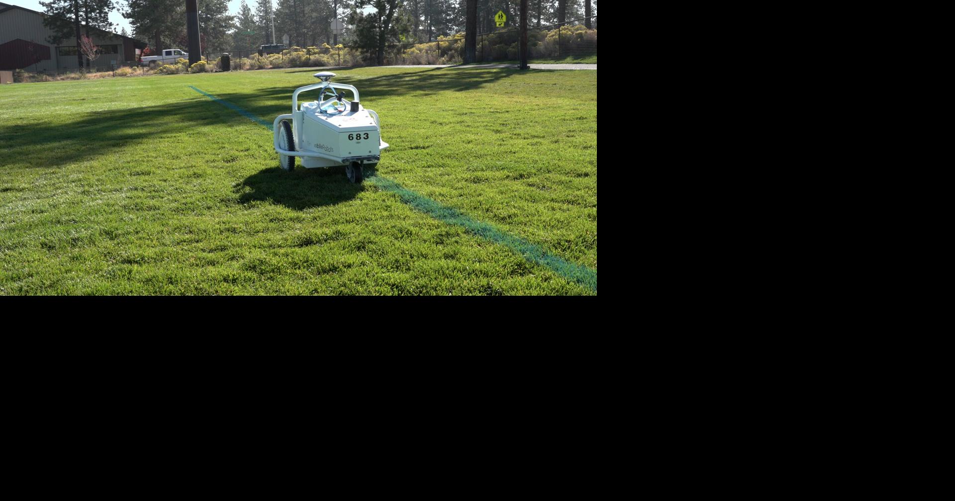 New GPSsteered robot is painting Bend’s sports fields more efficiently