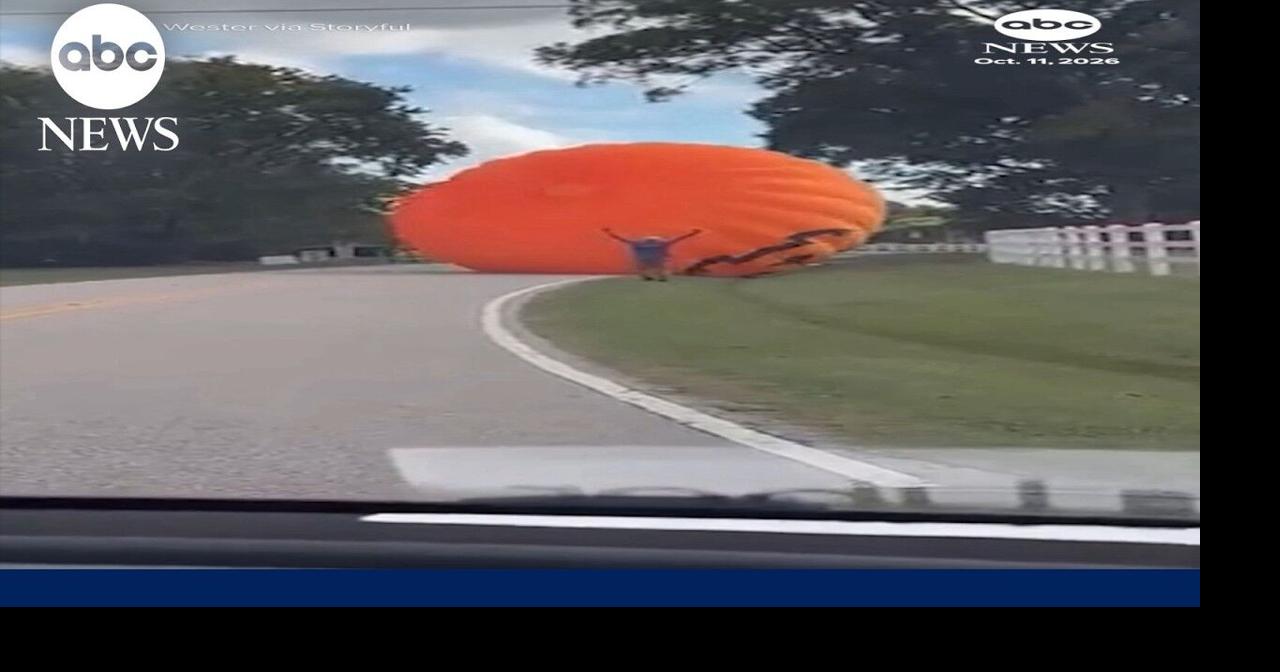 Giant inflatable pumpkin goes rogue, rolling down North Carolina road ...