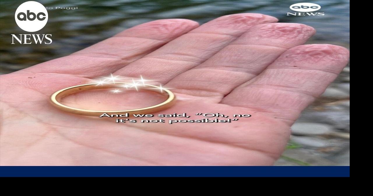 Three ‘hobbits’ dive for hours to find lost ring, return it 1,000 miles ...