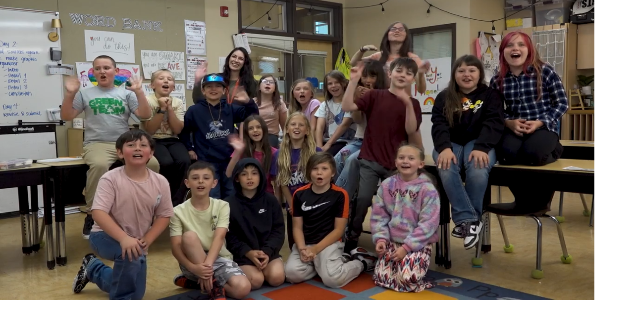 La Pine 4th graders launch movement to spread kindness, inspired by women's suffrage