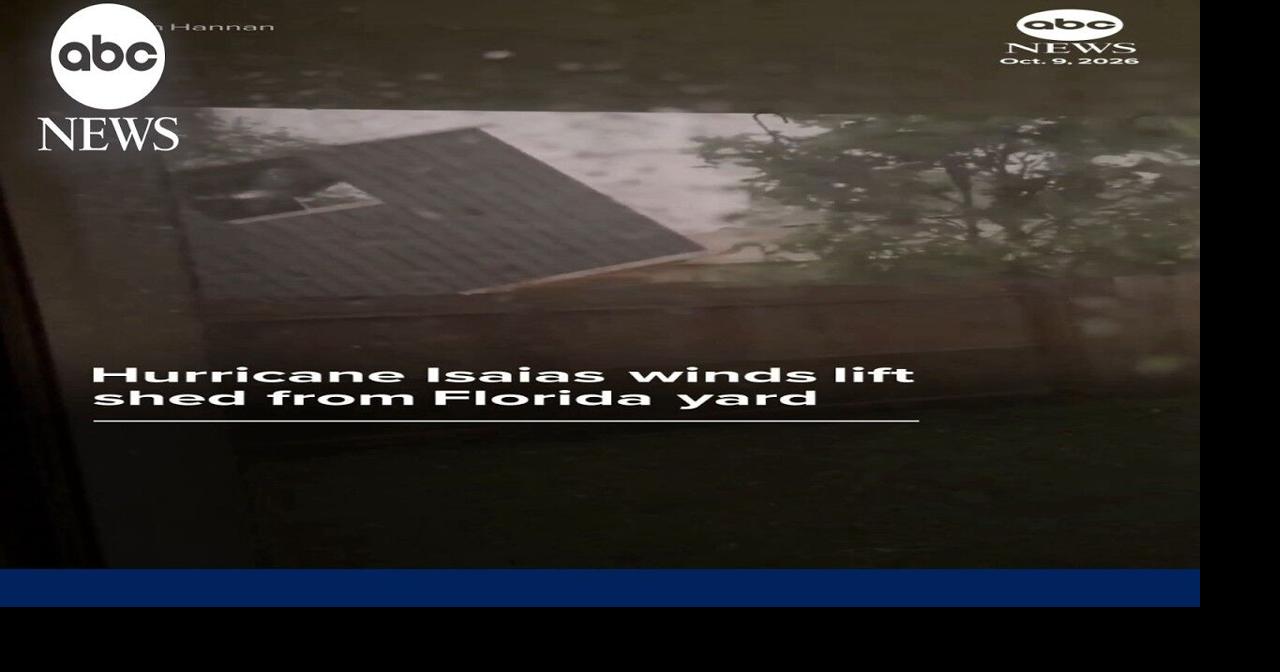 Hurricane Isaias winds lift shed from Florida yard | National/World ...