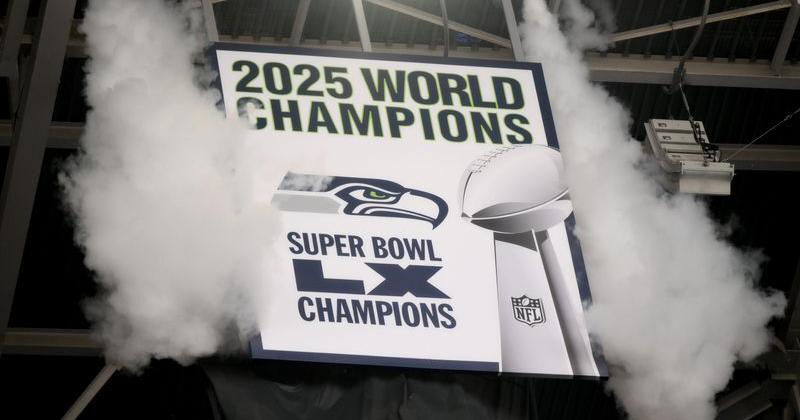 WATCH: Seahawks, Kam Chancellor reveal Super Bowl LX banner