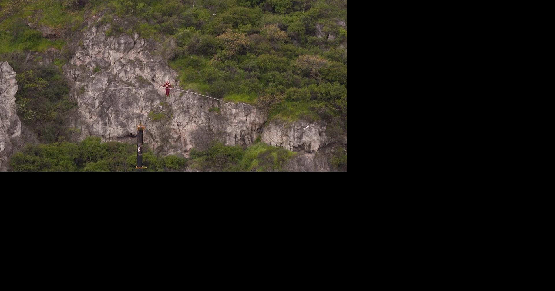 WATCH: Crossing the Danube on tightrope | National/World ...
