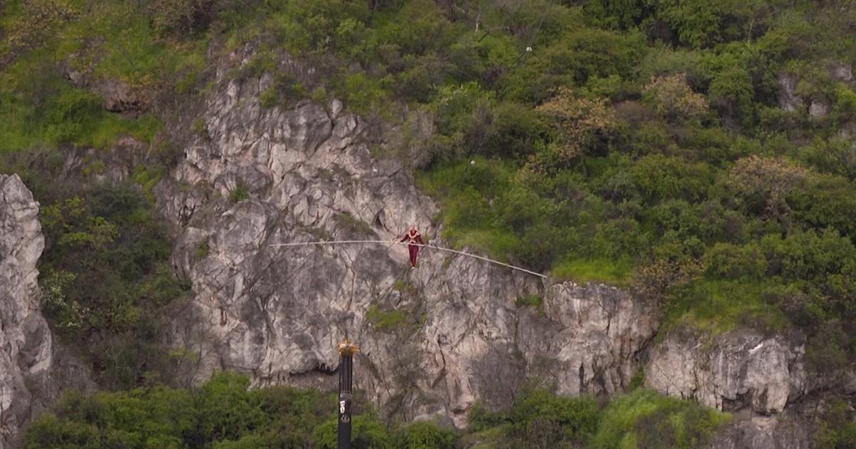 WATCH: Crossing the Danube on tightrope | National/World ...