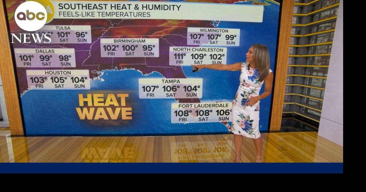 Tracking the extreme heat in the South