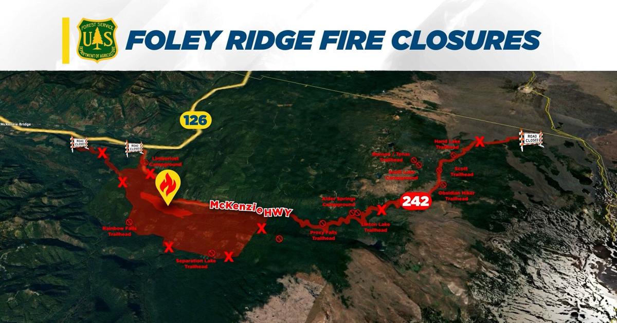 Foley Ridge Fire Foley Ridge Fire expands, prompts closures and evacuation alerts ...