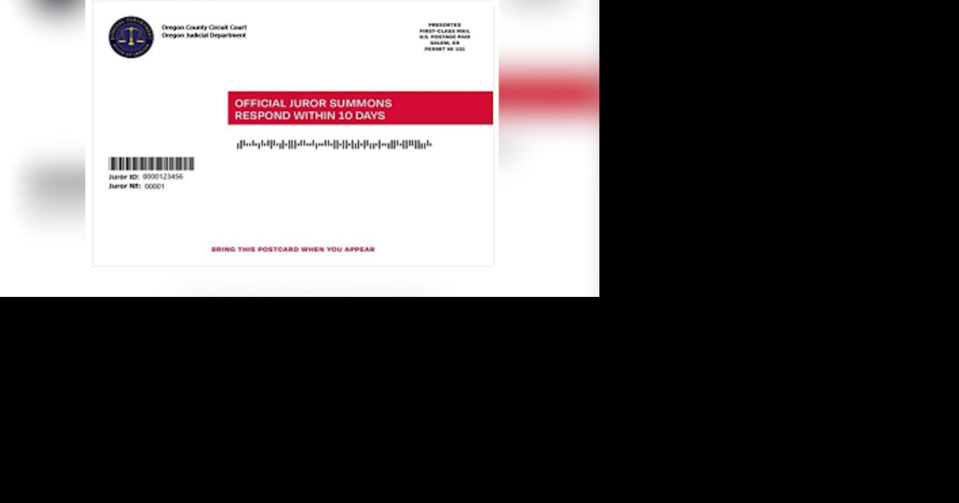 Deschutes County Court changes look of jury summons