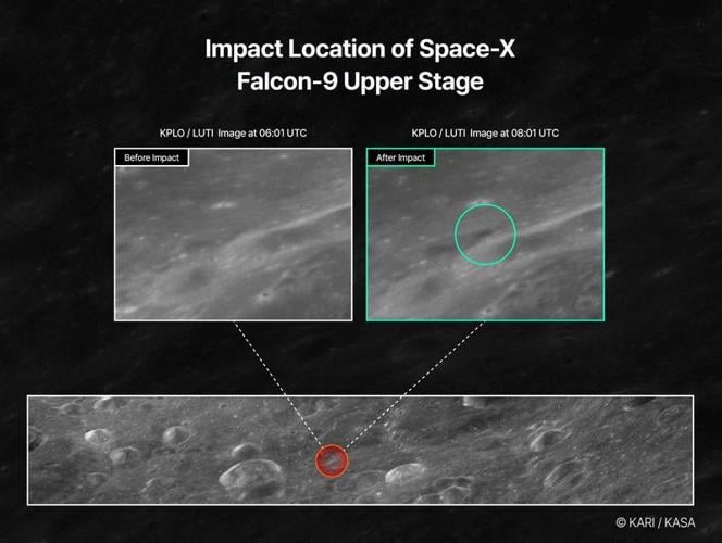 A SpaceX rocket crashed into the moon. New images show the aftermath | |  centraloregondaily.com
